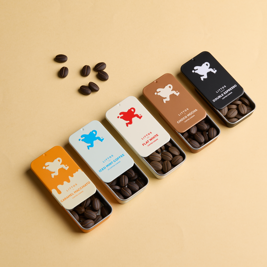 Littos Coffee Chews tasting set with assorted flavours