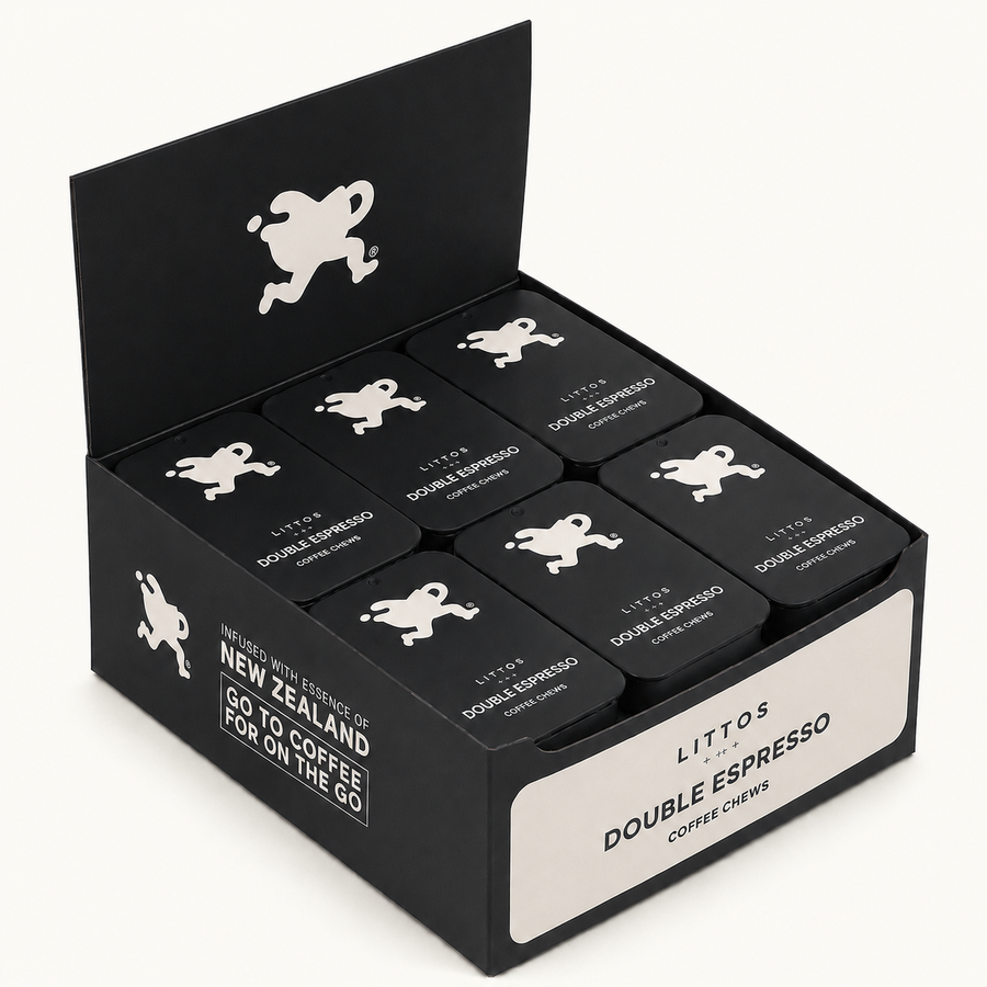 Littos Double Espresso Coffee Chews 24-tin value pack