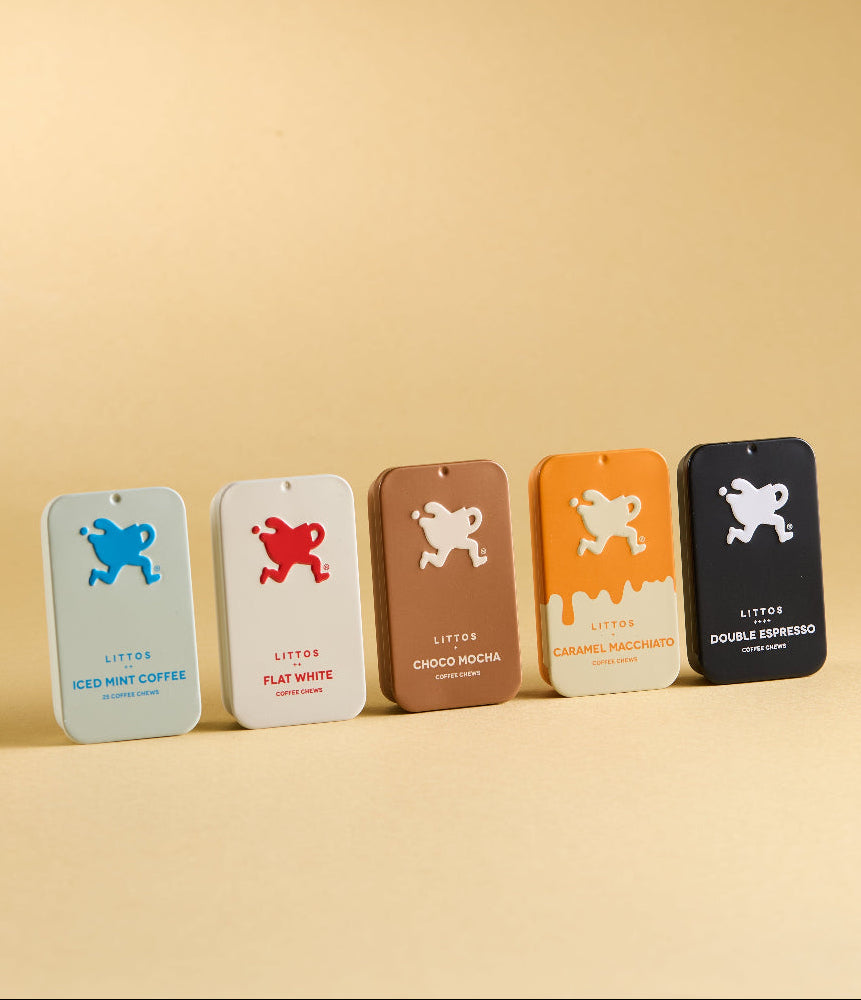 Littos Coffee Chews tasting set 10-tin assorted flavour pack