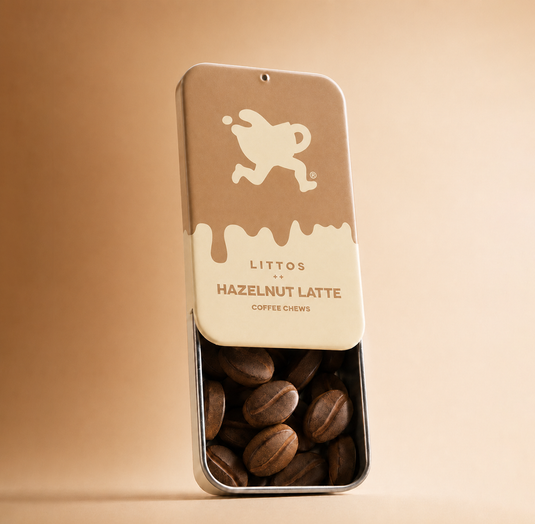 Littos Hazelnut Latte Coffee Chews portable coffee