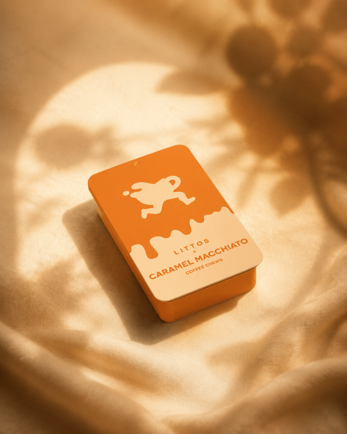 Littos Caramel Macchiato Coffee Chews portable lifestyle image