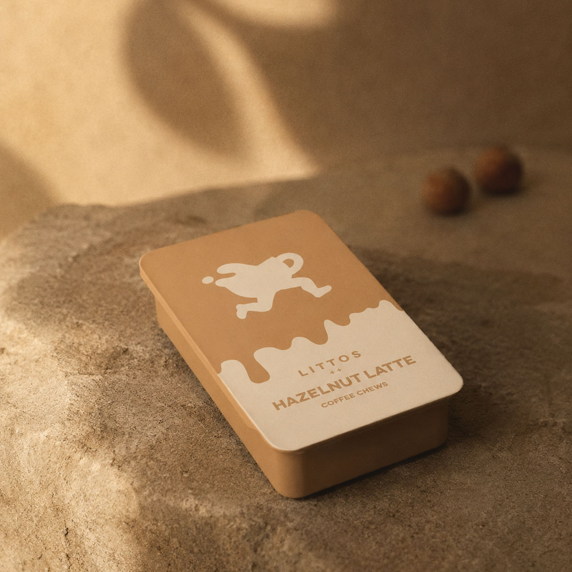 Littos Hazelnut Latte Coffee Chews lifestyle image