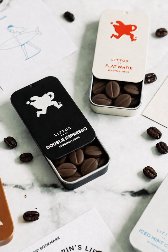 Littos Double Espresso Coffee Chews portable coffee