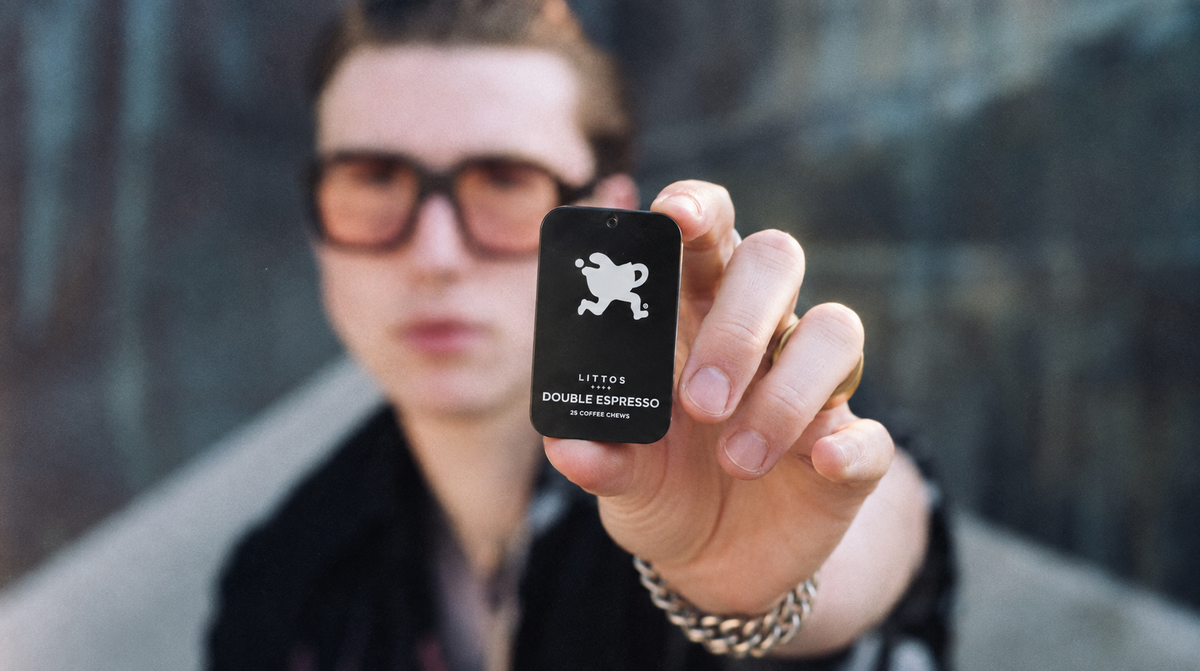 Littos Double Espresso Coffee Chews lifestyle image