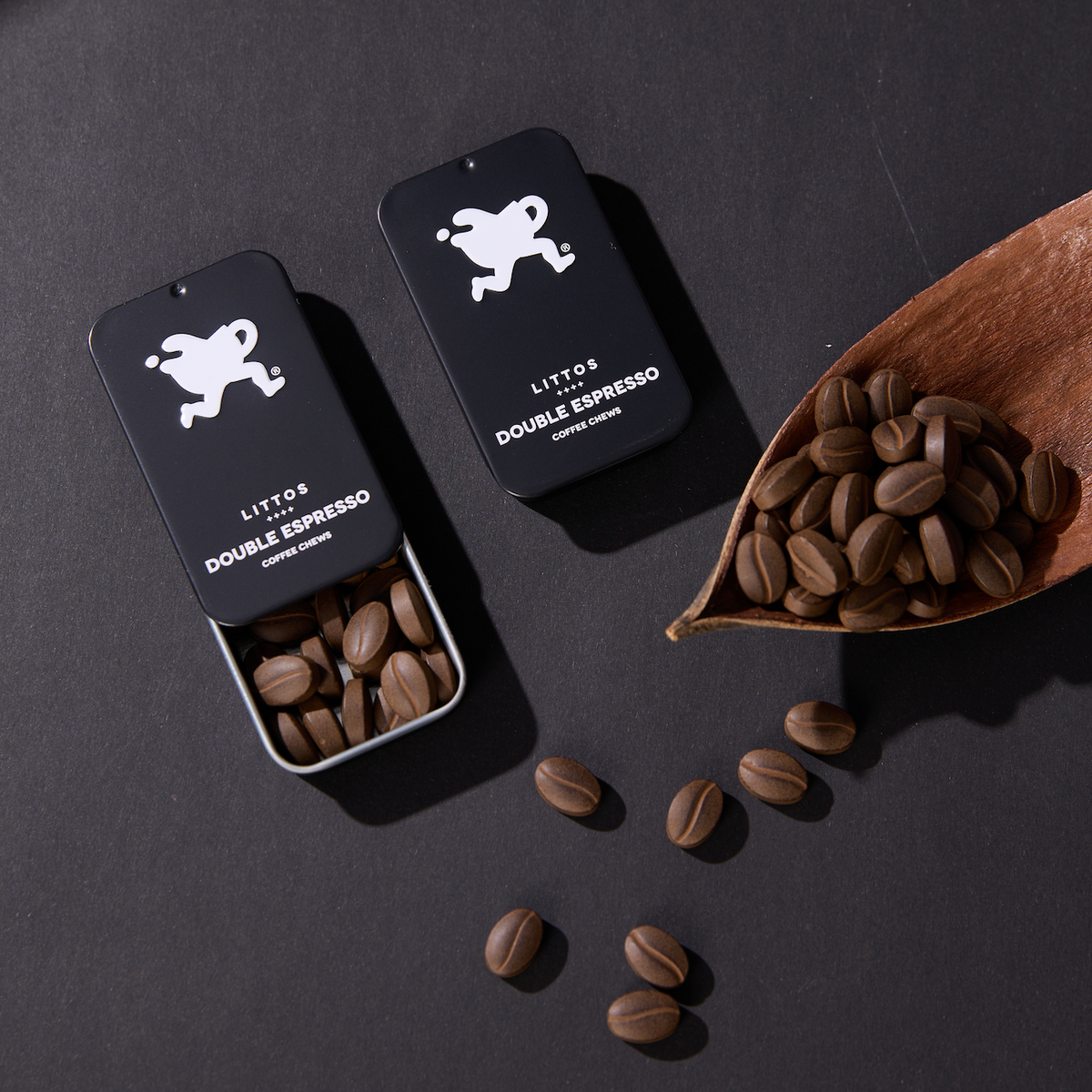 Littos Double Espresso Coffee Chews portable coffee